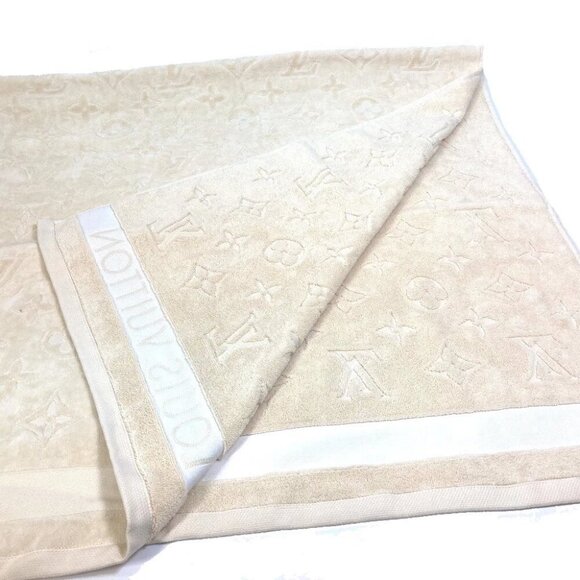 UNUSED LOUIS VUITTON M77516 Monogram Dora du Bain-LV Vacation Beach bath towel - Picture 8 of 10